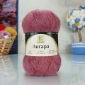 Пряжа Ангара (Камтекс), брусника - 088, 35% мохер, 15% шерсть кроссбред, 50% акрил, 5 мотков, 100 г, 250 м.