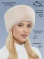 Шапка Планже для женщин, размер 56-58, бежевый