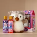 Подарочный набор детский «С Новым Годом», пена для ванны 2×100 мл и мягкая игрушка совёнок, Чистое счастье