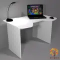 Стол компьютерный/геймерский, цвет белый, 110*72*74 см, ЭльфОла