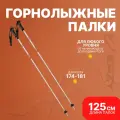 Горнолыжные палки Eazy 125 см / Рост 174-181 для взрослых