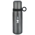 Термобутылка Bialetti DCXIN00008, сталь, темно-серая, 500 мл