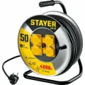 Силовой удлинитель на стальной катушке STAYER Pro 325 КГ 3x2.5 50м 55076-50_z01