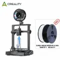 3D Принтер Creality Ender 3 V3 KE+SUNLU High Speed PLA Black+white