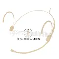 Профессиональная беспроводная гарнитурка-микрофон для караоке 3 Pin for AKG