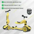 Детский трехколесный самокат с сиденьем Scoot&Ride HighwayKick 1 (Seat) (могучий титан)