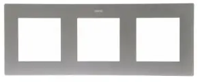 Рамка 3-м Simon24 алюм. 2400630-033
