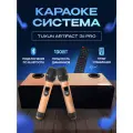 Караоке система для дома Tuxun Artifact 3.1 PRO 130 Вт с двумя микрофонами и пультом коричневая