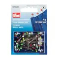 Prym 029265 со стеклянными головками 0,60 x 30мм, серебристый/многоцветный