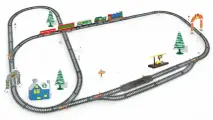 Железная дорога Новогодний Экспресс 670 см BSQ