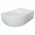 Душевой поддон RB 8120BK 120X80X45 правый
