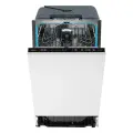 Встраиваемая посудомоечная машина Haier HDWE9-591RU, белый/черный