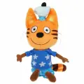Игрушка мягкая Три Кота Коржик в пляжной одежде 14см, муз. чип, в пак мульти-пульти