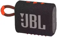 Колонка портативная JBL GO 3, 4.2Вт, черный, оранжевый [jblgo3blko]