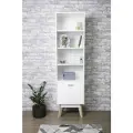 Стеллаж напольный белый Принцесса Мелания 2105, 50х40х185 см