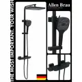 Душевая стойка Allen Brau Infinity 5.21030-31 черный матовый