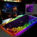 Игровой коврик Razer XXL, для мыши, с RGB-подсветкой, прошитые края