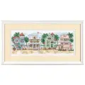 13726 Набор для вышивания крестом DIMENSIONS Seaside Cottages Коттеджи у моря