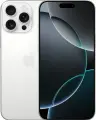 Смартфон Apple Айфон iPhone 16 Pro 128 ГБ eSIM + eSIM, White Titanium