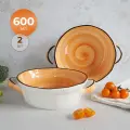 Набор бульонных чашек с ручками Organic Fusion 600 мл, 15 см, P.L. Proff Cuisine