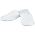 Тапочки махровые Белые Бизнес закрытый мыс Чистовье, 10 пар