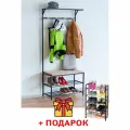 Вешалка напольная для одежды и обуви Tatkraft SOLUTION + ПОДАРОК