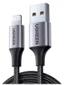 Кабель Ugreen USB-A - Lightning, 1 м, темно-серый