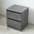 Тумба прикроватная с ящиками Alubalu 40х34х 47 см серая mini