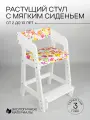 Растущий стул для детей с 2 лет , с мягким сиденьем и подлокотниками