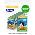 Felix Природа вкуса 75 г пауч влажный корм для взрослых кошек, с курицейх26 штук