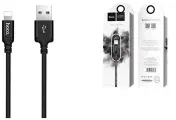 Кабель HOCO Lightning - USB для быстрой зарядки телефонов Apple, iPhone, iPad, AirPods, 2 м, 1,5А