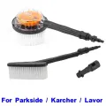 Вращающаяся ручка для мойки высокого давления Karcher Parkside Lavor, очищающая щетка Tornado, многоповерхностная дисковая щетка, Черный