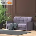 Диван прямой Мартин 1,6 MebelVia, механизм Аккордеон, 203х94х104, светло-сиреневый, велюр