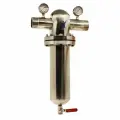 Фильтр промышленный NEPTUN PRO-40 FM-B07 2 магистральный самопромывной бескартриджный струнный, нержавеющая сталь