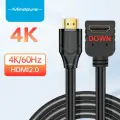 Кабель HDMI (M) Male L образный ( угловой ) DOWN - HDMI (M) Male 2.0v 4k/60Hz Mindpure HD008 3м