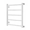 Полотенцесушитель водяной Лесенка Прямая 500х500 белый боковое подключение 1 дюйм