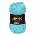 Пряжа Alpina XENIA 10 шт. по 50 г 100% мерсеризованный хлопок 240 м №122 св. голубой