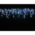Светодиодная гирлянда 3*0.5 м, 112 холодных белых LED ламп, мерцание, белый ПВХ, соединяемая, IP65, Rich LED