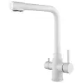 Смеситель для кухни Hansen с подключением к фильтру питьевой воды 15085F Белый