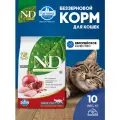 Cухой корм для кошек Farmina 10кг N&D Прайм курица с гранатом для взрослых Беззерновой