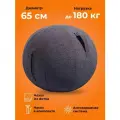 Фитбол, гимнастический мяч для фитнеса, йоги и пилатеса, надувной мяч с насосом HyperFit HUPFER H11 для беременных, детей и взрослых, антивзрыв, диаметр 65 см