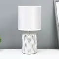 Настольная лампа «Мюриэль» Е14 40 Вт серебро 13×13×26.5 см