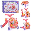 Каталка-ходунки, игровой центр 4 в 1 для малышей (ходунки, каталка, самокат, игровой столик)