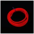Неон втычной (EL провод) 2,3 мм, длина 5 м, с разъемом для подключения. Цвет свечения: Красный