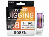 Плетеный шнур Gosen Answer Jigging Salwater Game PE x8 200m #2 (35lb/15.9кг/0.235mm)