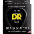 DR Strings 45-125 Black Beauties Black Coated 5 BKB5-45