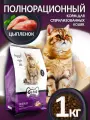Сухой корм для стерилизованных кошек и кастрированных котов Gina Cat Sterilized Chicken & Rice курица, рис, 1 кг