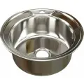 Мойка кухонная Mixline 532307 металлическая, 51x51, круглая, мойка для кухни, российская