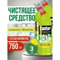 Универсальное чистящее средство для уборки дома, Sanfor Универсал 10в1, Гель концентрат , 750 мл х 3 шт.