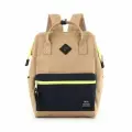 Рюкзак Himawari OKTA 9003 бежевый с темно-синим